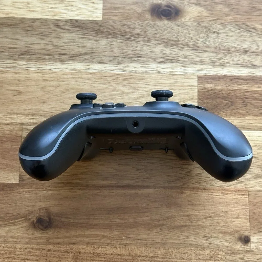 Xbox One Power A Wired Video Game Controller Black 1519265-01 w Breakaway Cable